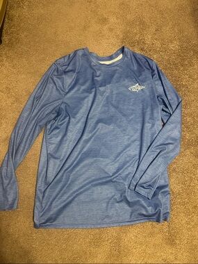 Men’s “Fish N Vibe” 2XL dry fit long sleeve tee